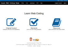 Tablet Screenshot of learnwebcoding.com
